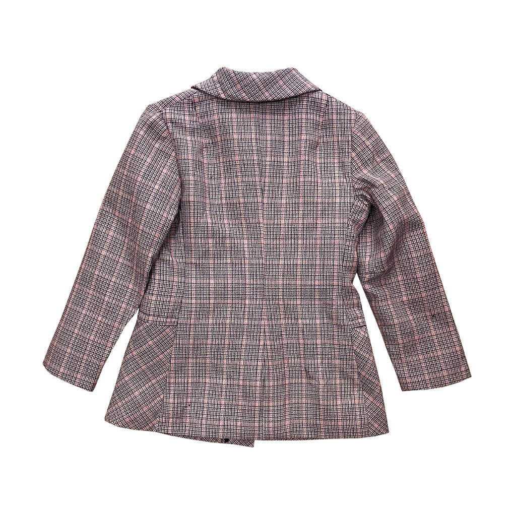 Vintage Pink Checked Jacket 1970s