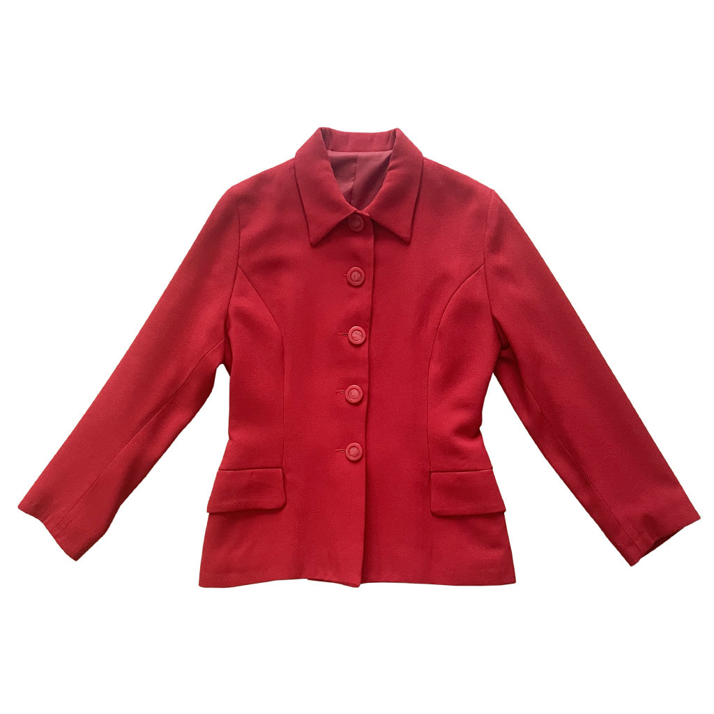 Vintage Red Spring Jacket 1990s