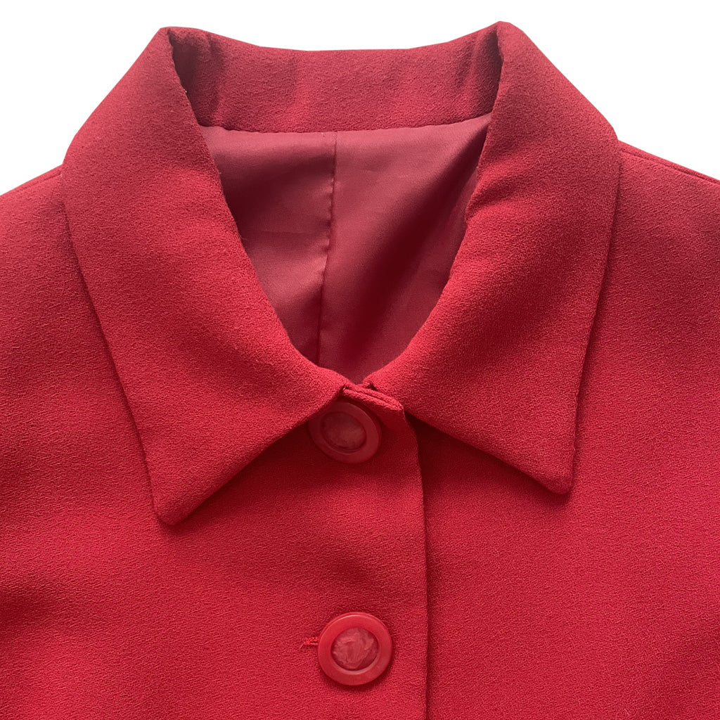 Vintage Red Spring Jacket 1990s