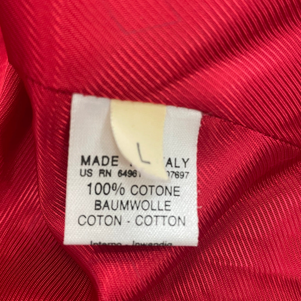 Vintage Red Velvet Jacket  1980s - Sisley