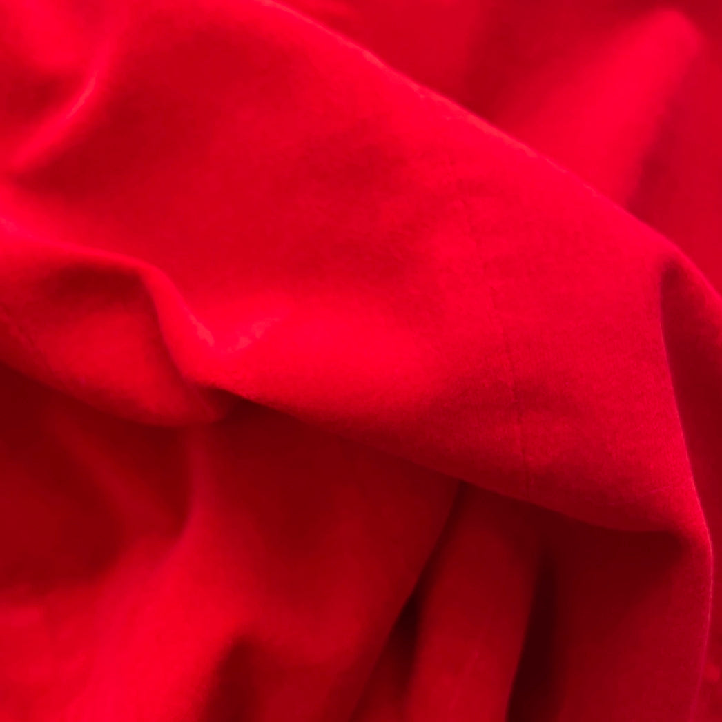 Vintage Red Velvet Jacket  1980s - Sisley