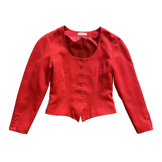 Vintage Red Cacharel Jacket 1980s