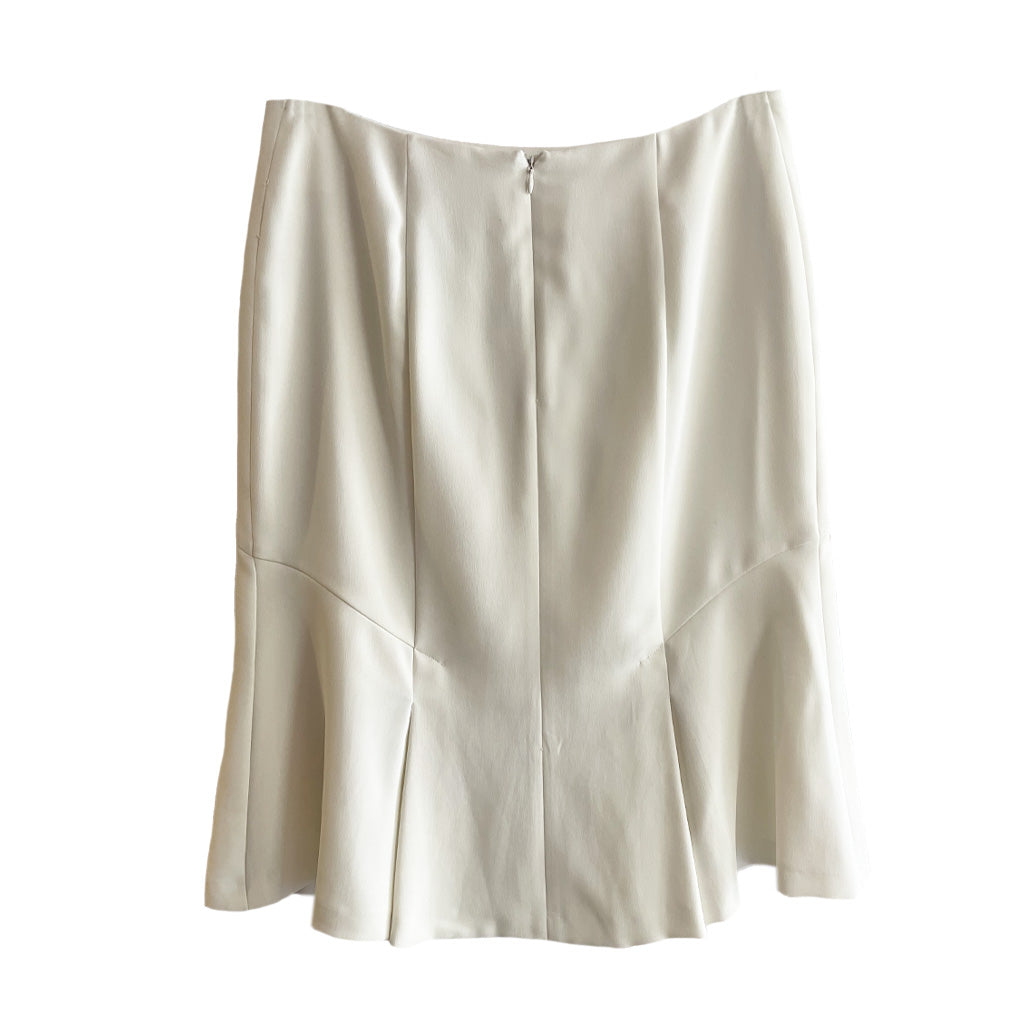 Vintage White Skirt - Luisa Spagnoli