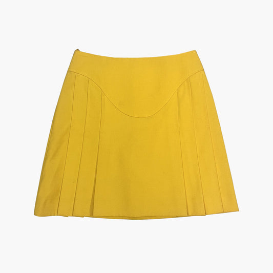 Vintage Yellow Mini Skirt 1970s