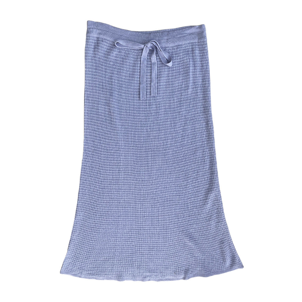 Vintage Lilac Knitted Midi Skirt