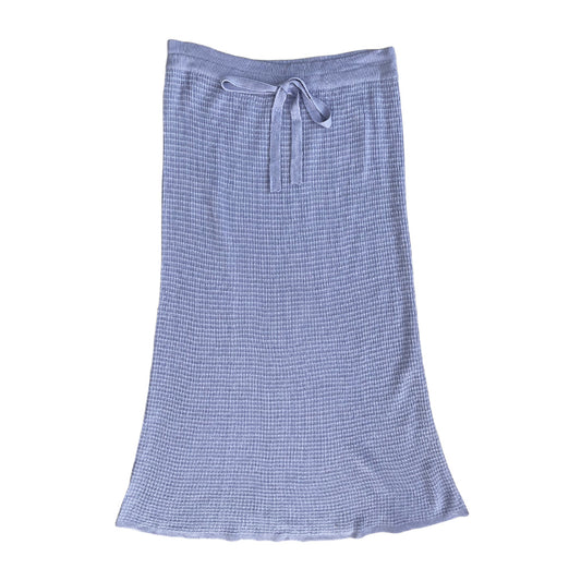 Vintage Lilac Knitted Midi Skirt