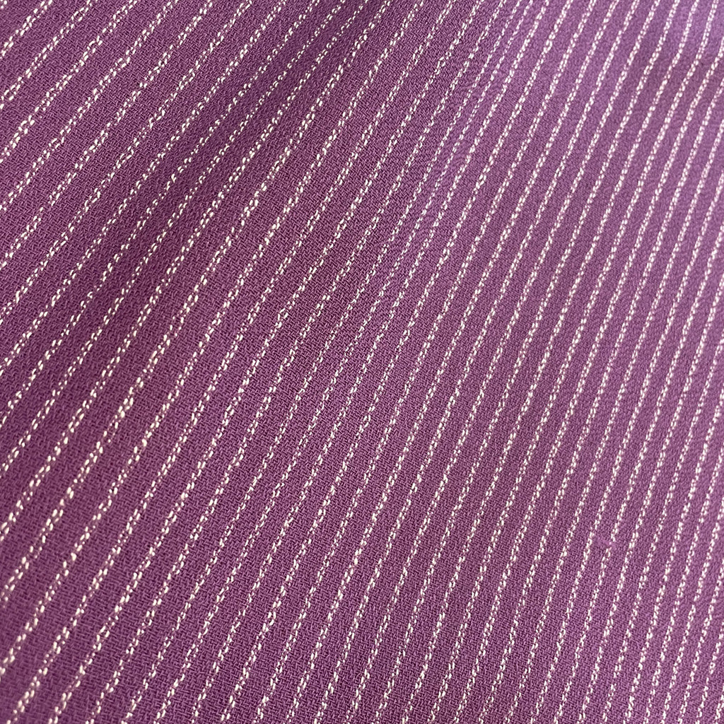 Vintage Purple Pinstripe Wrap Skirt