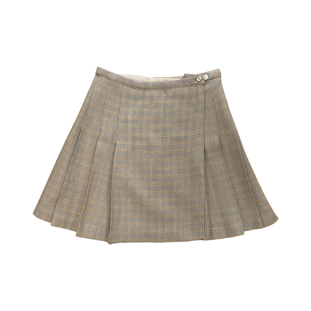 Vintage Wool Mini Wrap Skirt 1960s