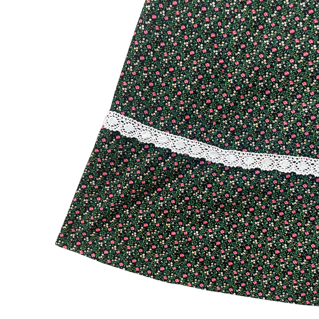 Vintage Flared Midi Skirt 1970s