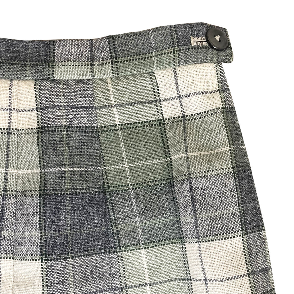 Vintage Tartan Pleated Skirt 1970s