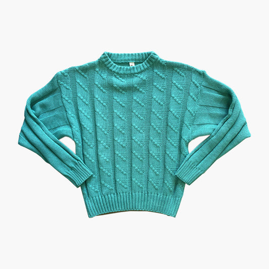 Vintage Water Green spring sweater 1960s