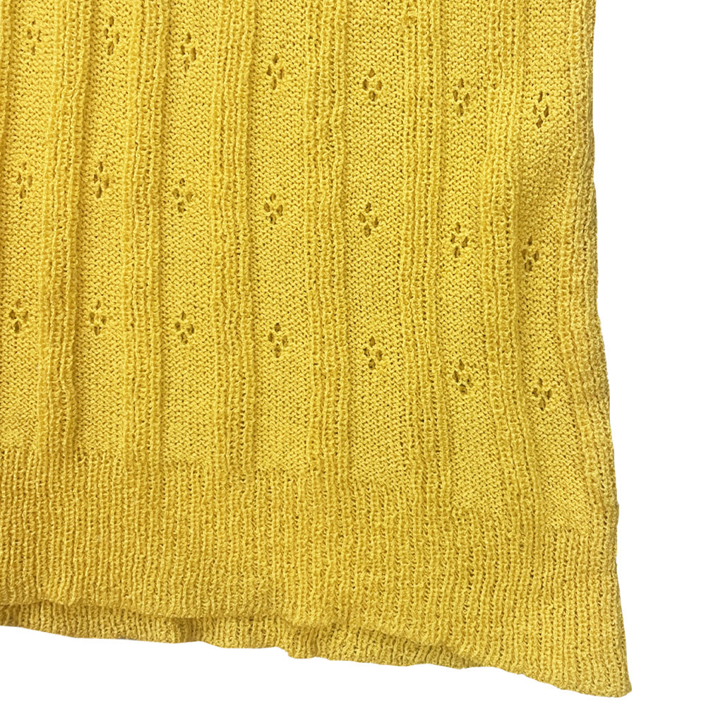 Vintage Yellow Summer Sweater 1970s