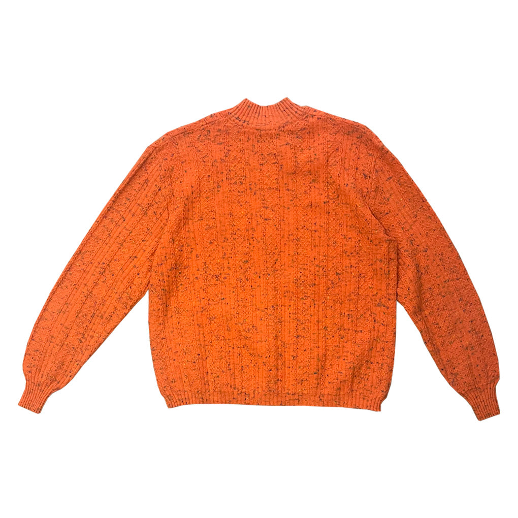 Vintage Orange Melange Sweater 1970s