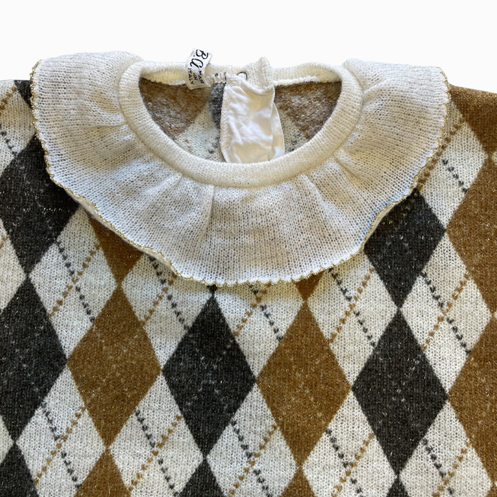 Vintage Collared Sweater 1970s