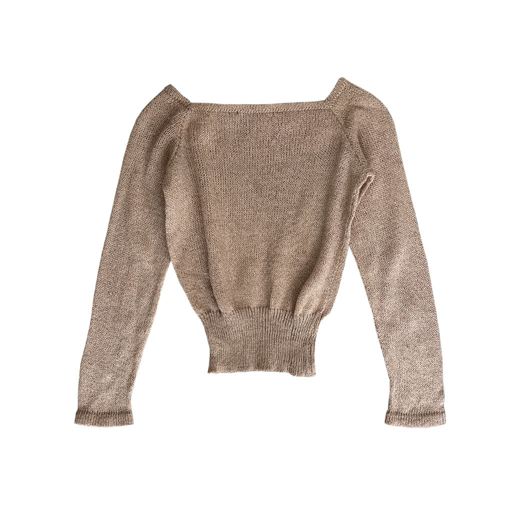 Vintage Lurex and Wool Sweater - Confezioni Mariangela