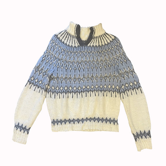 Vintage Handmade Norwegian Sweater