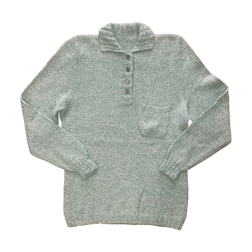 Vintage Handmade Polo Sweater 1970s