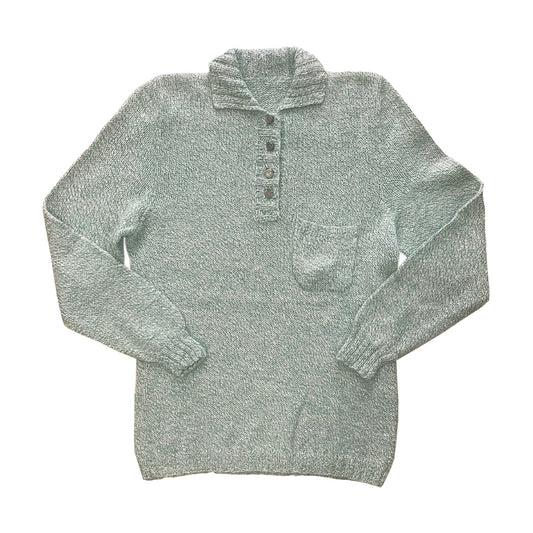 Vintage Handmade Polo Sweater 1970s
