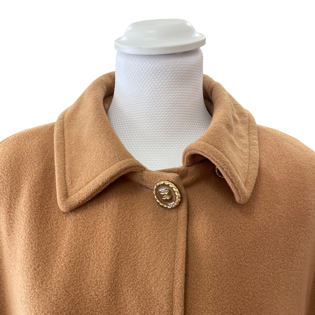 Vintage Camel Wool Cape 1960s