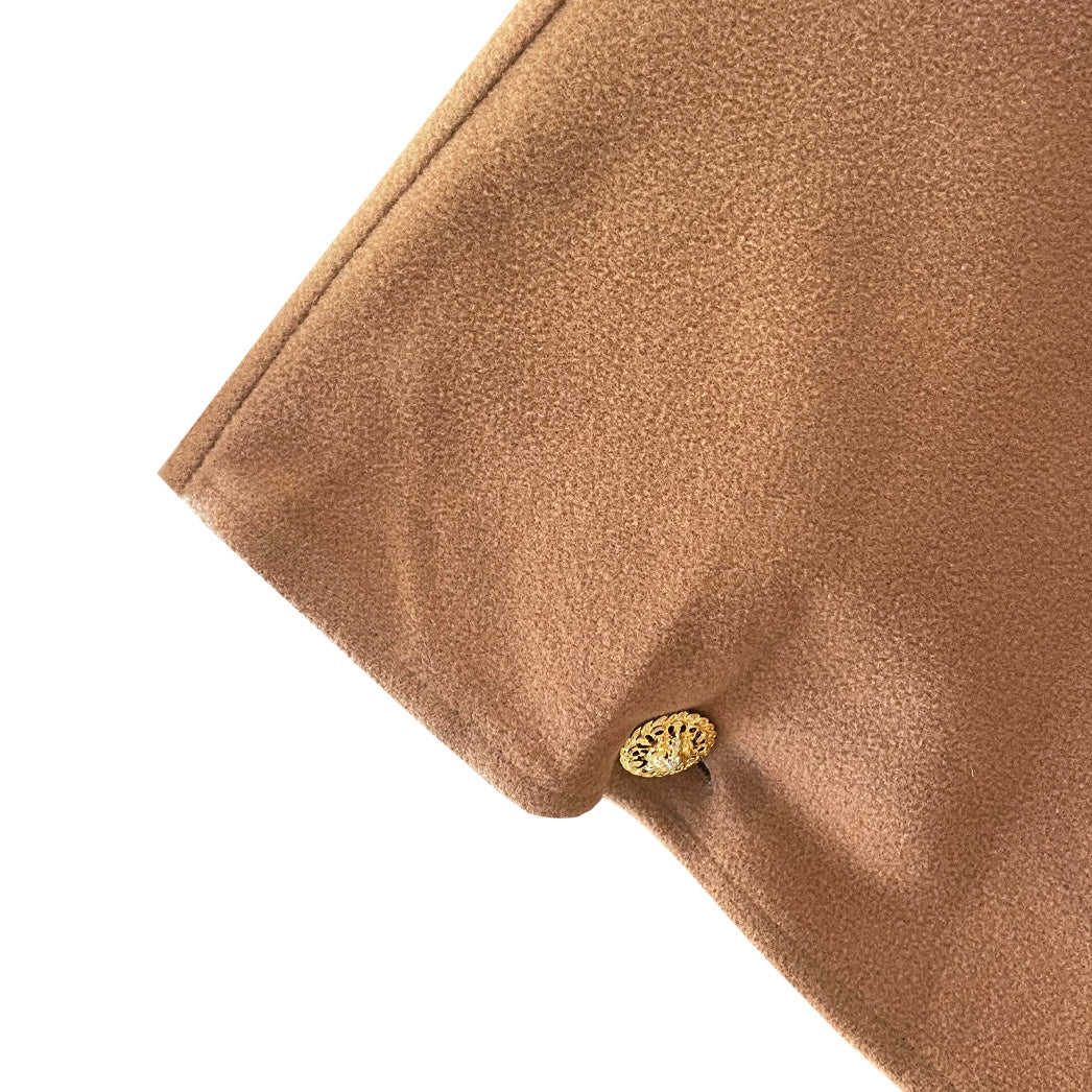 Vintage Camel Wool Cape 1960s