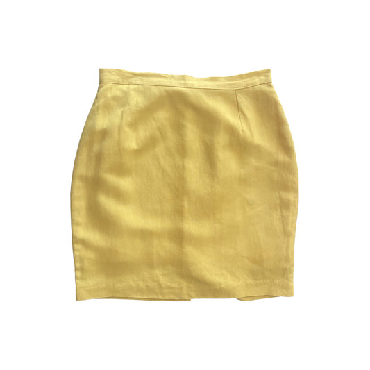 Vintage Yellow Mini Skirt