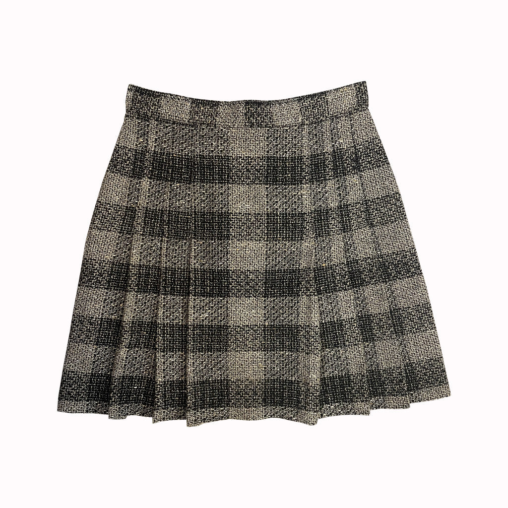 Vintage Checked Mini Skirt 1970s