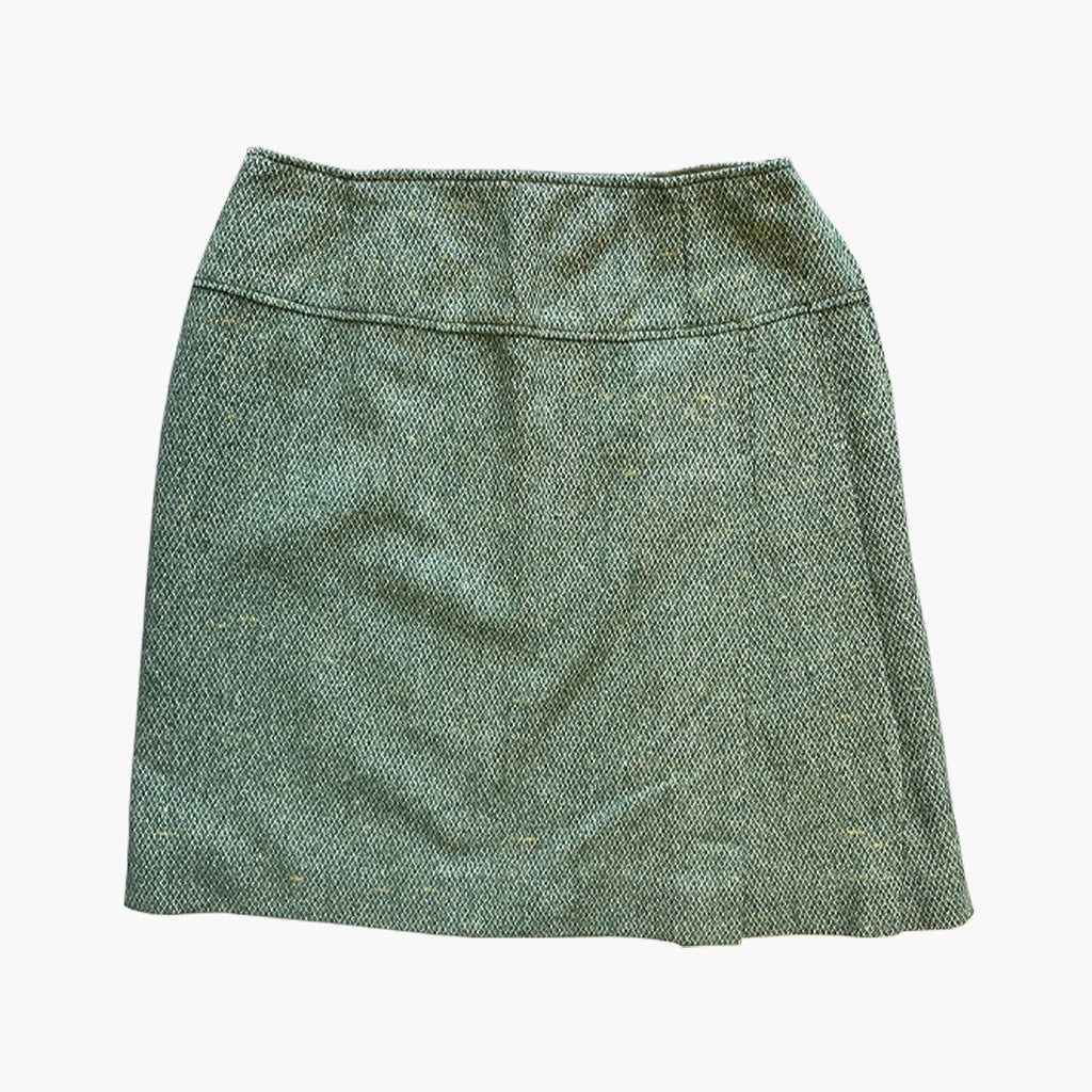 Vintage Mini Skirt In Pure Wool 1970s