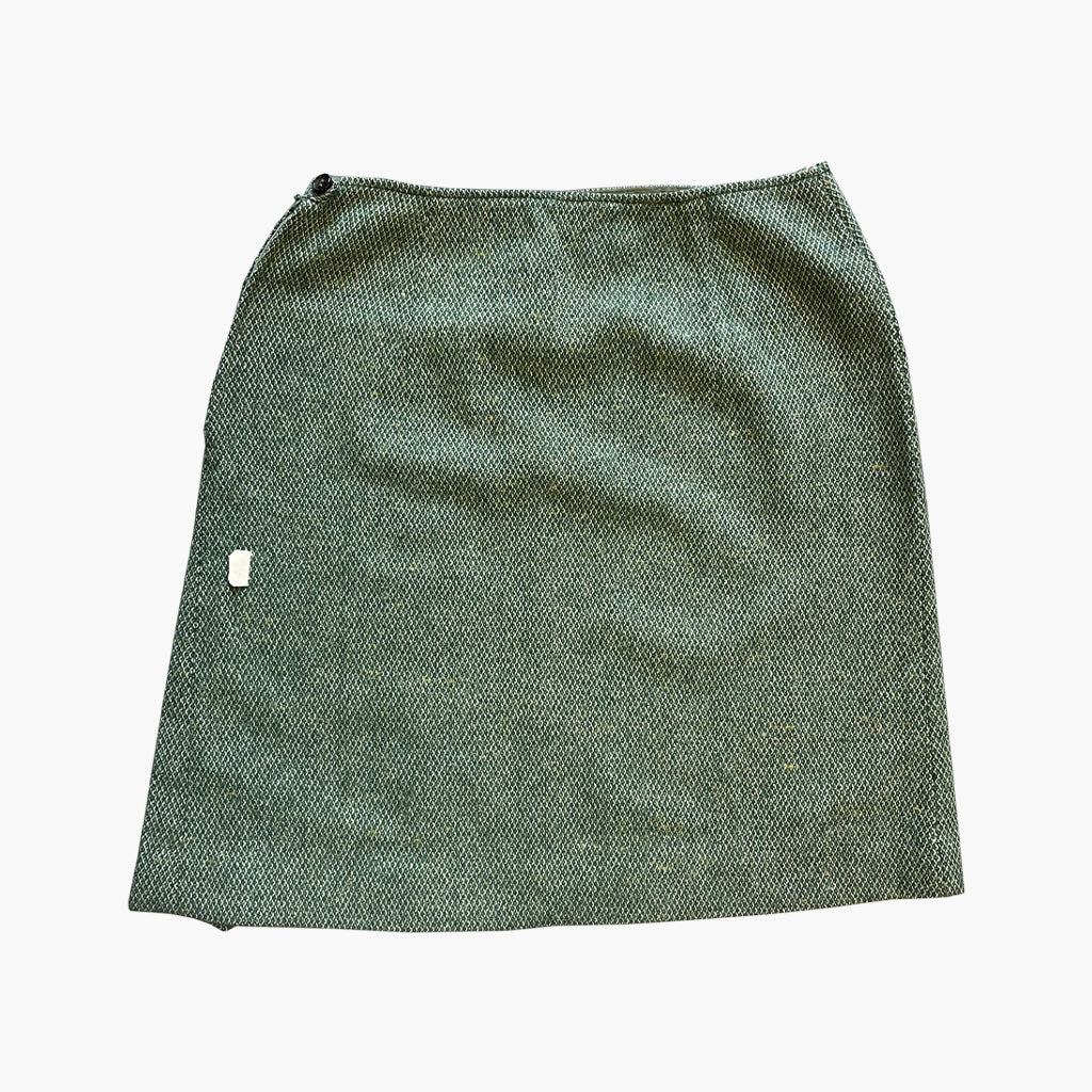 Vintage Mini Skirt In Pure Wool 1970s