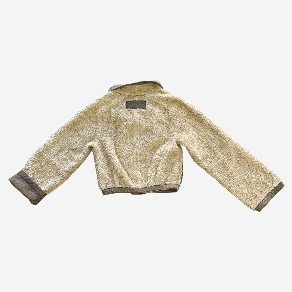 Vintage Shearling Short Emporio Armani Reversible 1990s