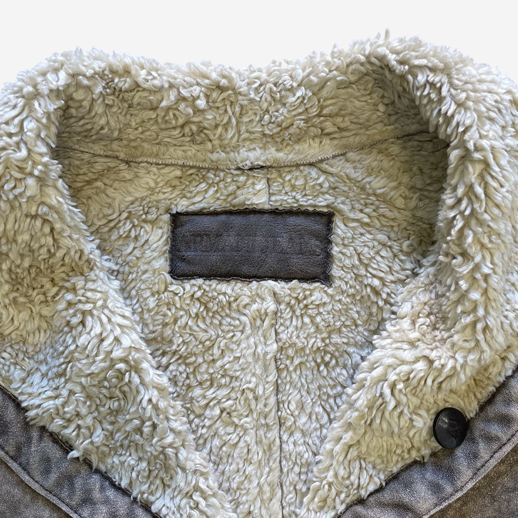 Vintage Shearling Short Emporio Armani Reversible 1990s