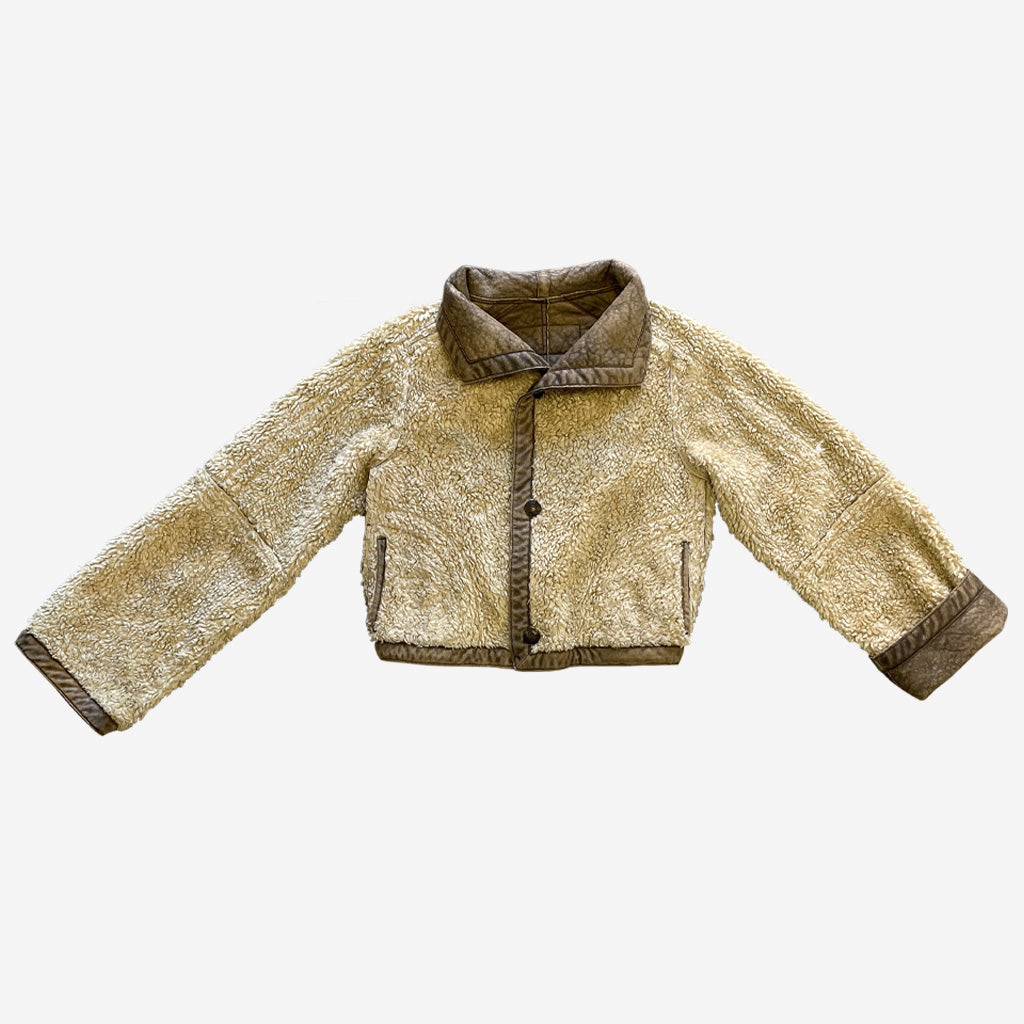 Vintage Shearling Short Emporio Armani Reversible 1990s