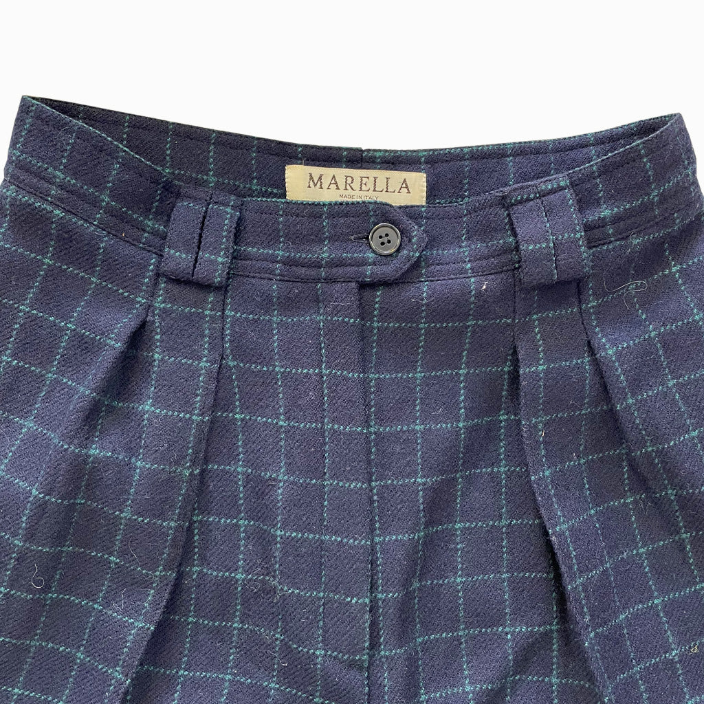 Vintage Suit Jacket Trousers In Virgin Wool - Marella