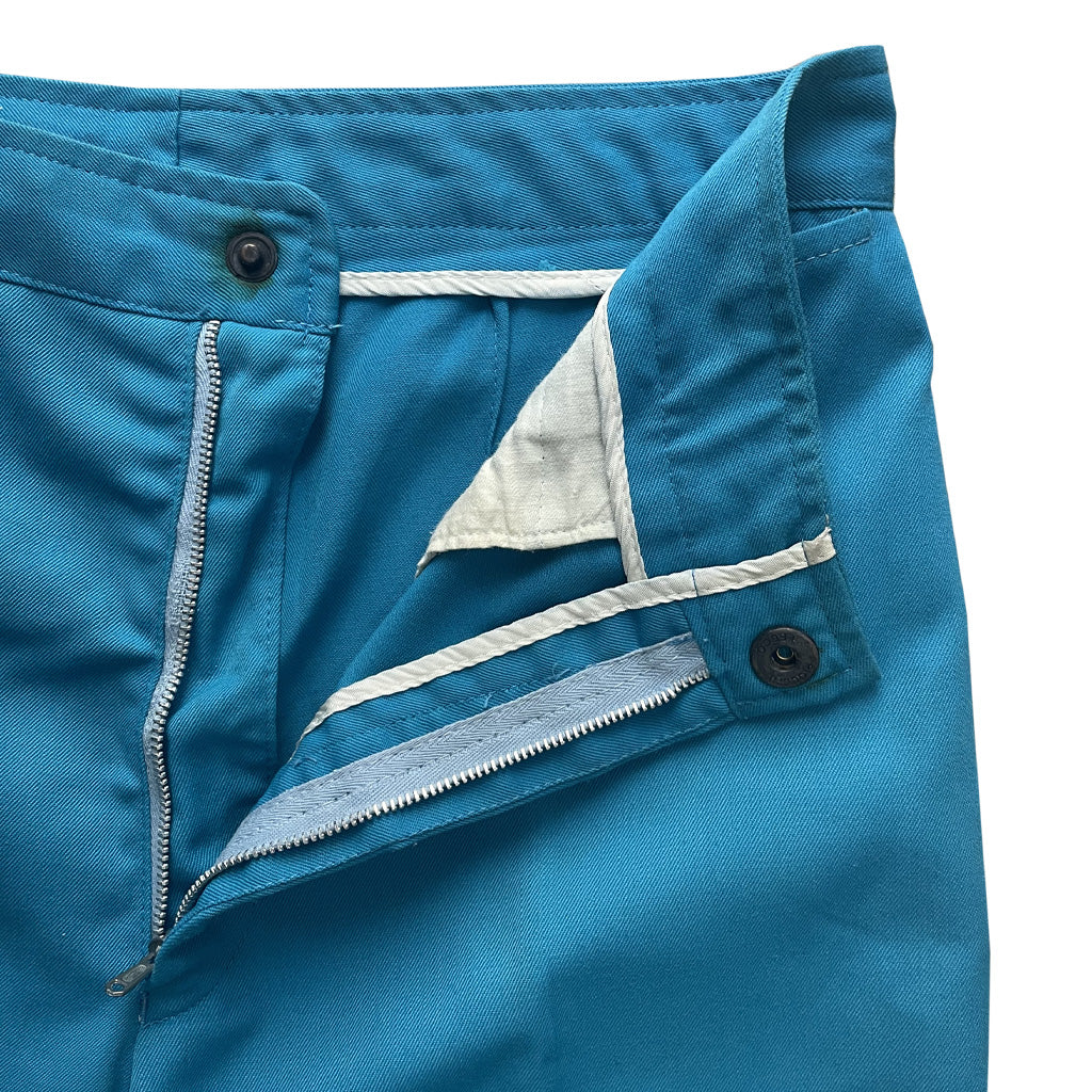 Vintage Light Blue Flared Trousers 1970s