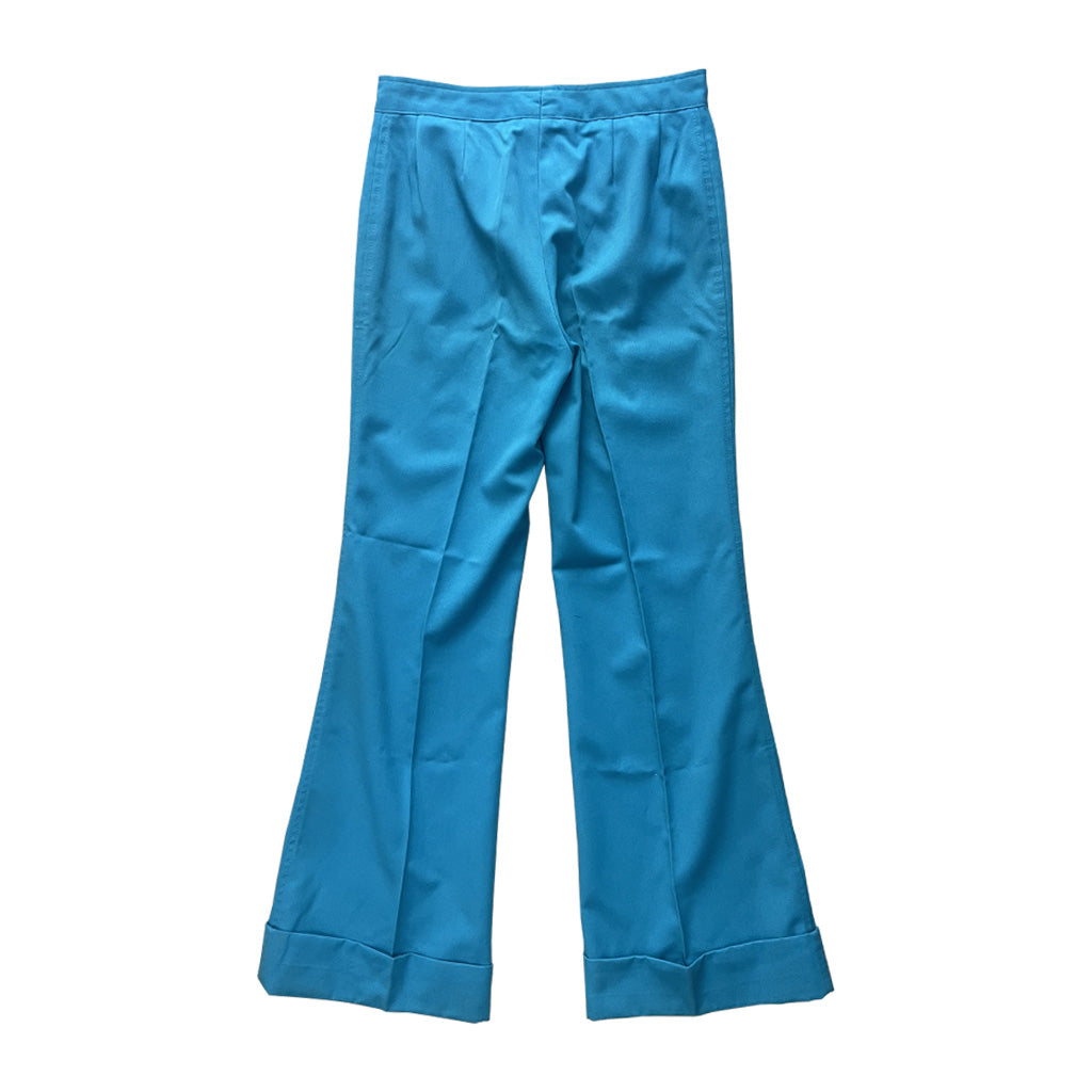 Vintage Light Blue Flared Trousers 1970s