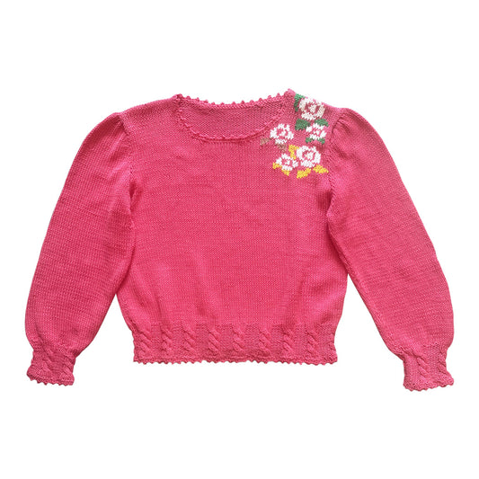 Vintage Pink Cotton Sweater