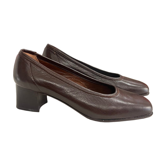 Vintage Brown Genuine Leather Shoes