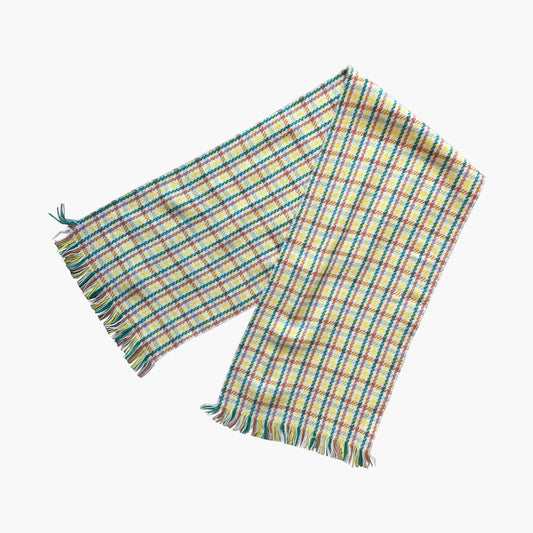 Vintage Checkered Pashmina 1970s