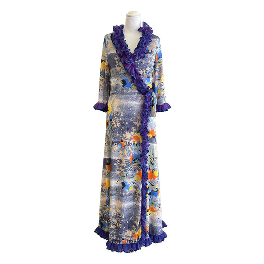 Vintage Wrap Dressing Gown 1970s