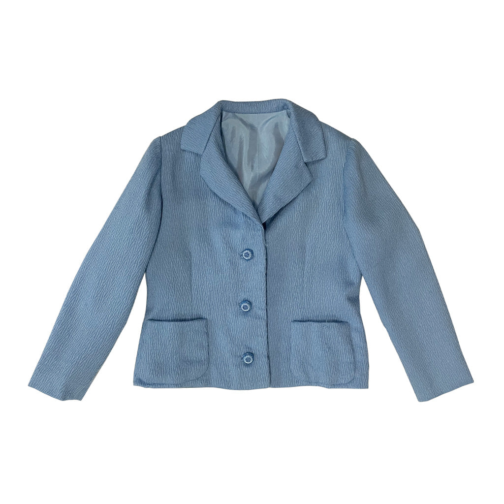 Vintage Tailored Blue Suit 1960s