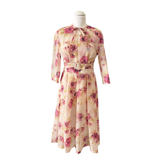 Vintage Tailored Jacket Dress Set 1960s