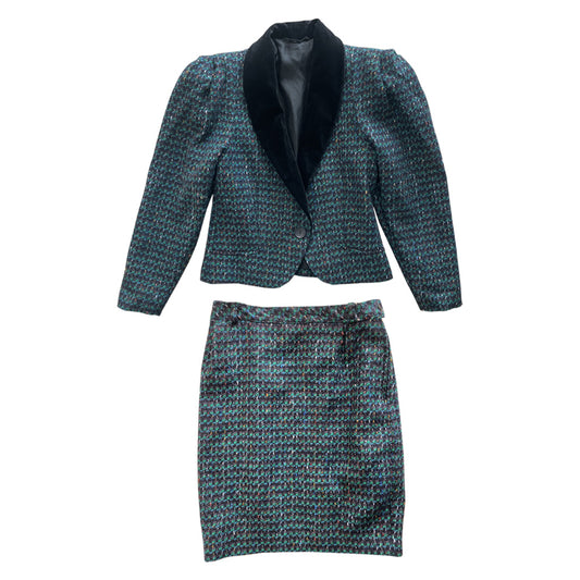 Vintage Wool Suit 1980s