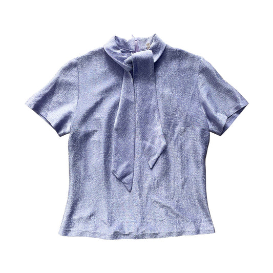 Vintage Purple Lurex Top 1970s