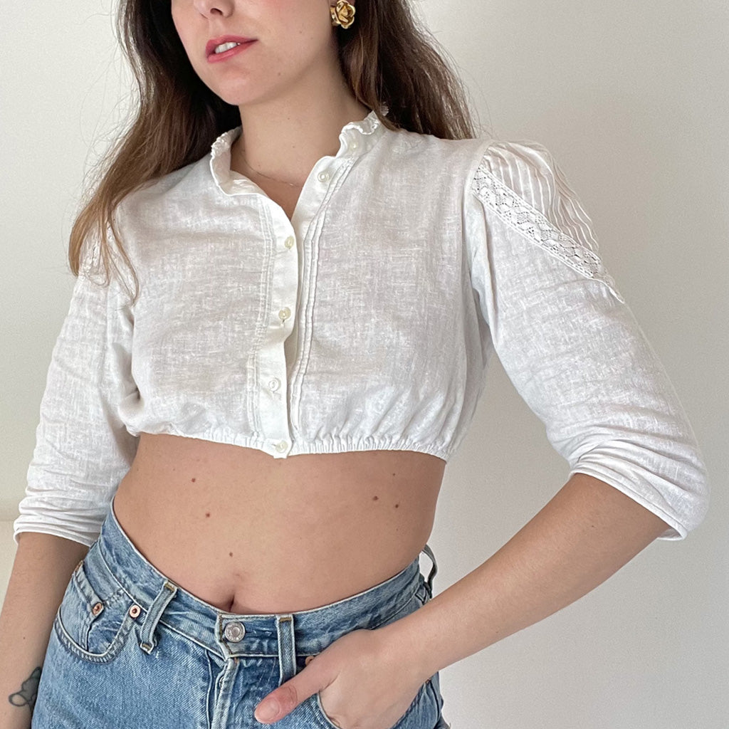 Vintage Crop Top from the South of France