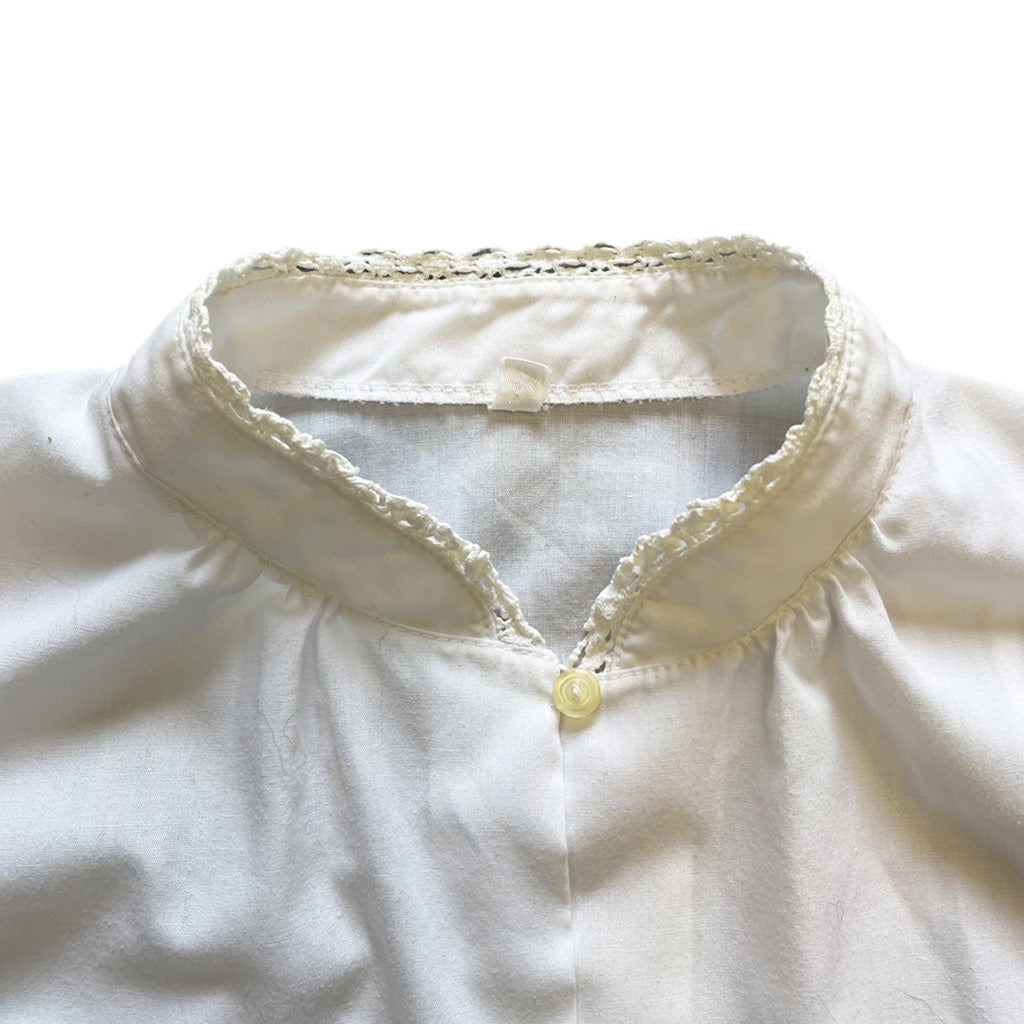 Vintage Tyrolean White Top