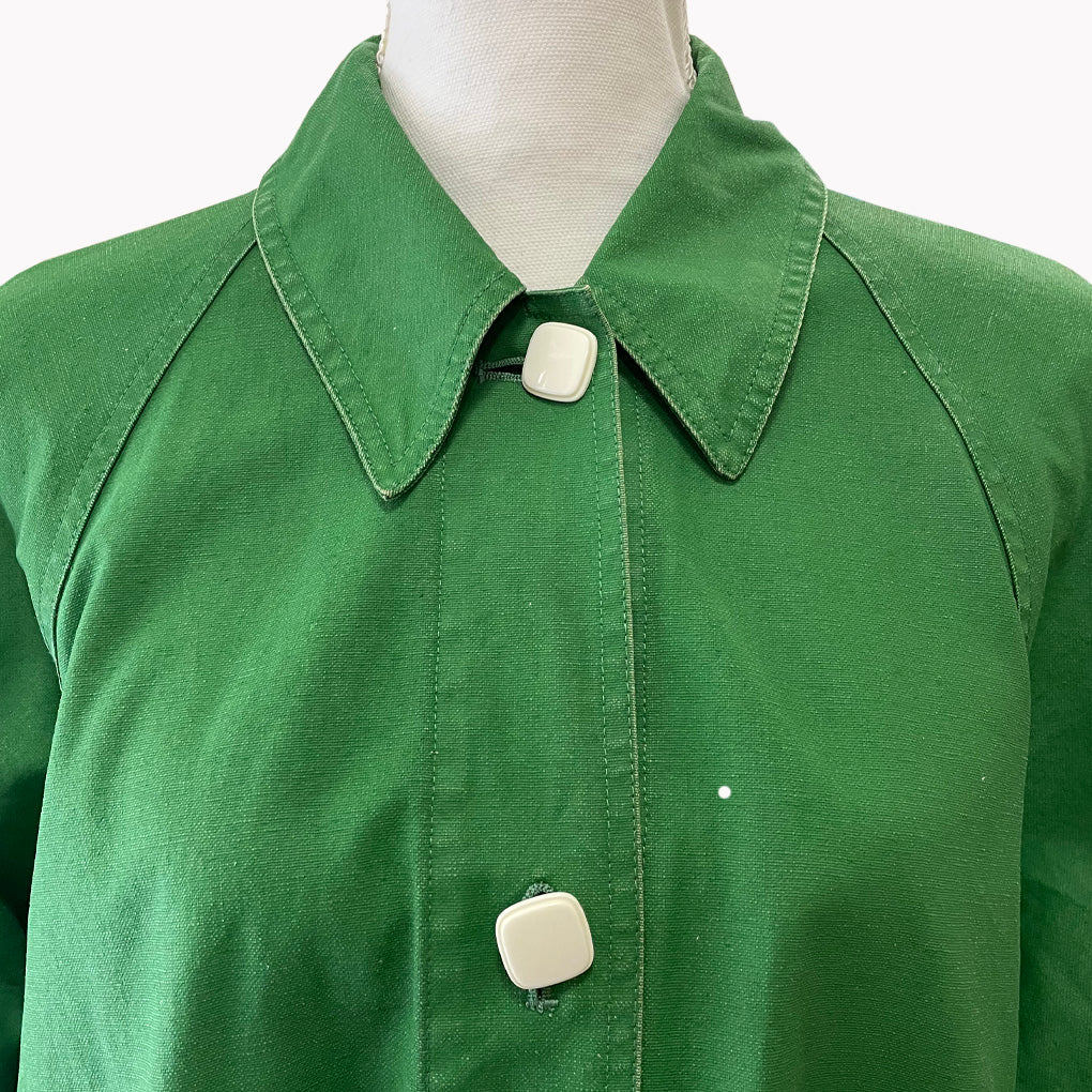 Vintage Green Trench Coat - Max & Co