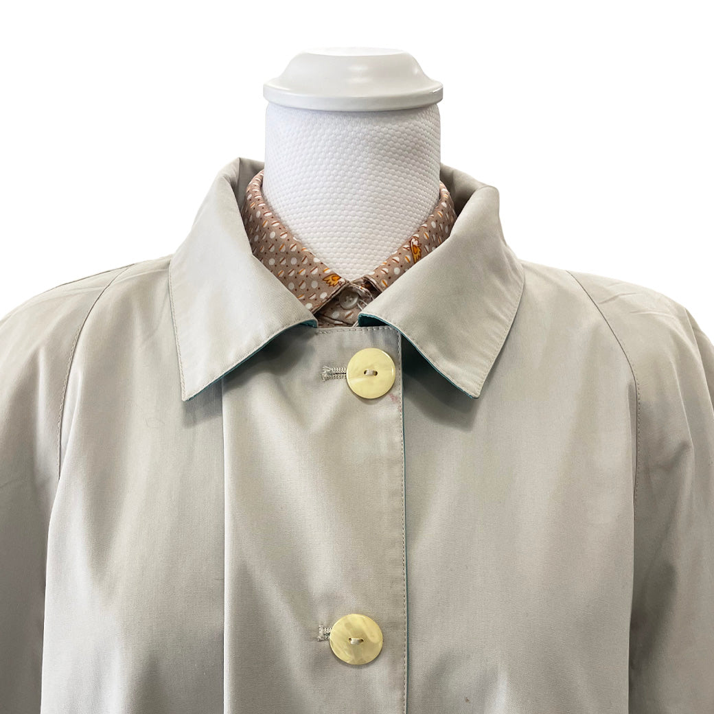 Vintage Reversible Trench Coat 1980s