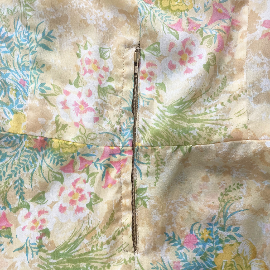 Vintage Soft Patterned Dress 1960s