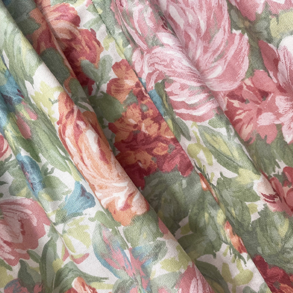 Vintage Cotton Flower Dress - Chantal Rosner 1950s