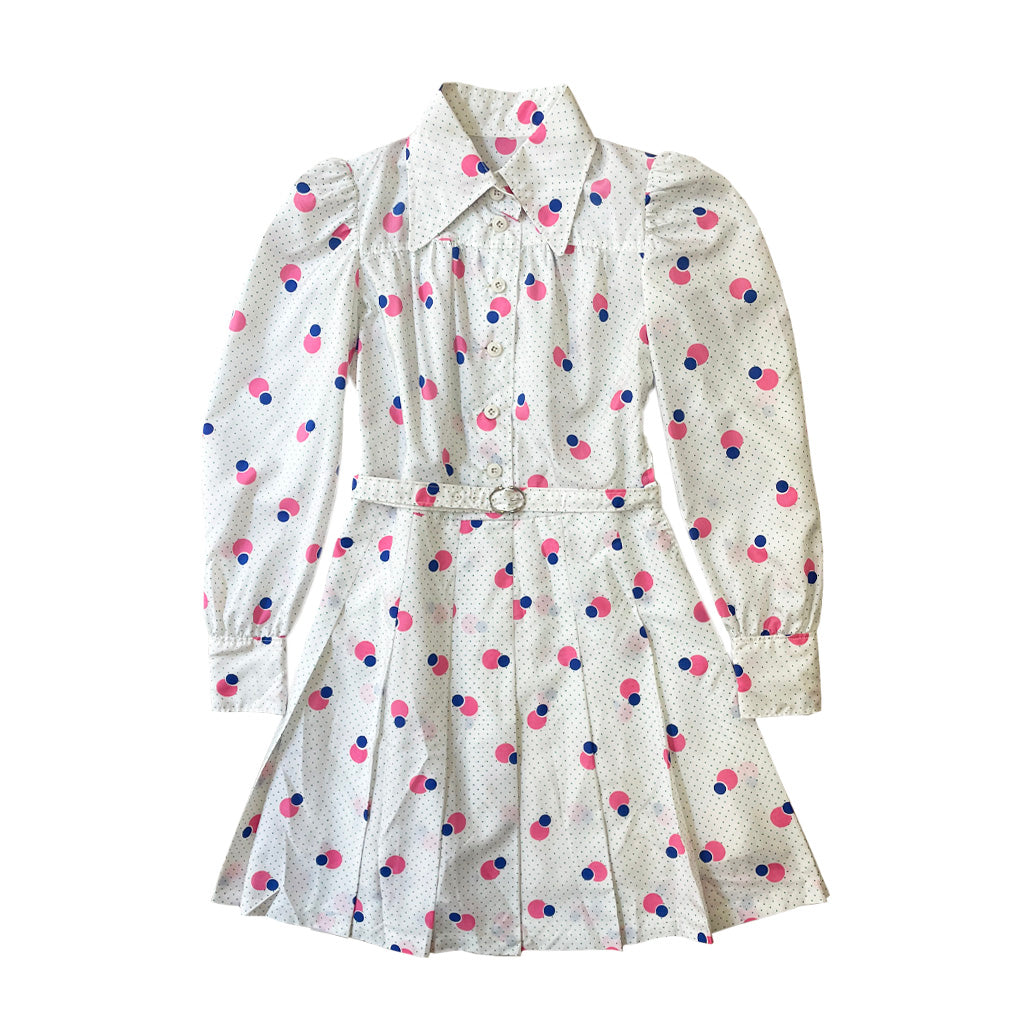 Vintage Patterned Dress 1970s