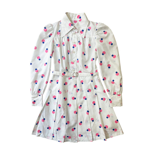 Vintage Patterned Dress 1970s